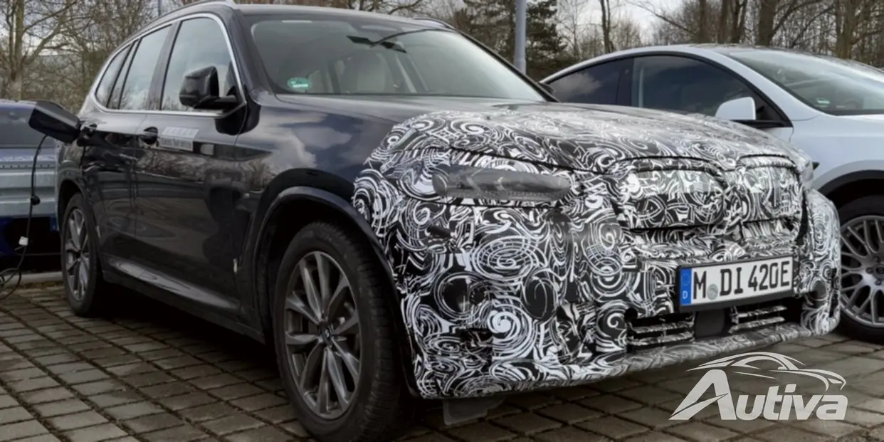 Exklusivt: Första glimt av den förnyade BMW iX1