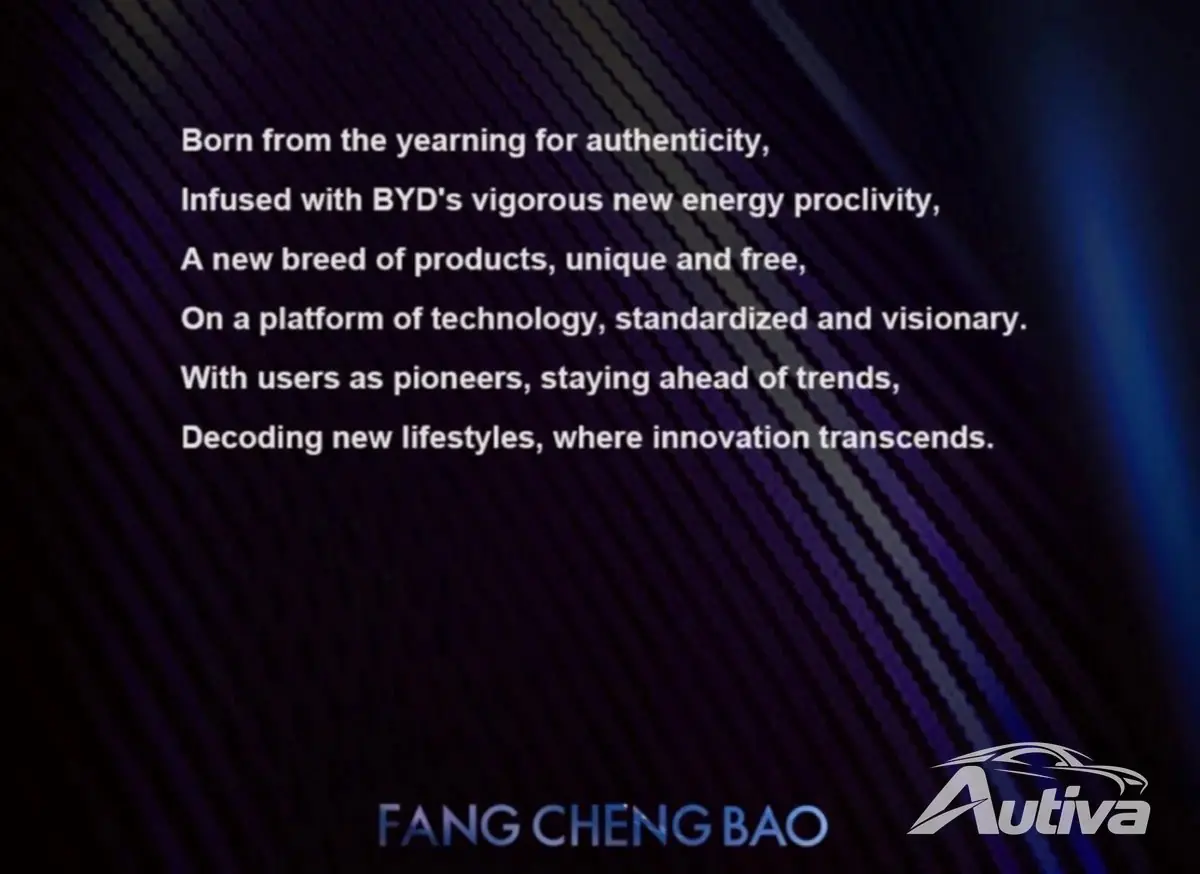 Fang Cheng Bao, BYD를 다섯 번째 EV 브랜드로 확장 9