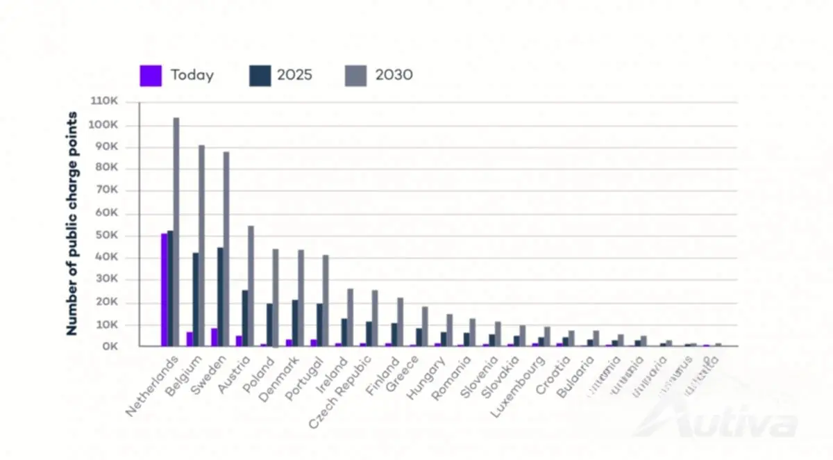 Futuro dei punti di ricarica pubblici: 2,9 milioni entro il 2030 Futuro dei punti di ricarica pubblici: 2,9 milioni entro il 2030