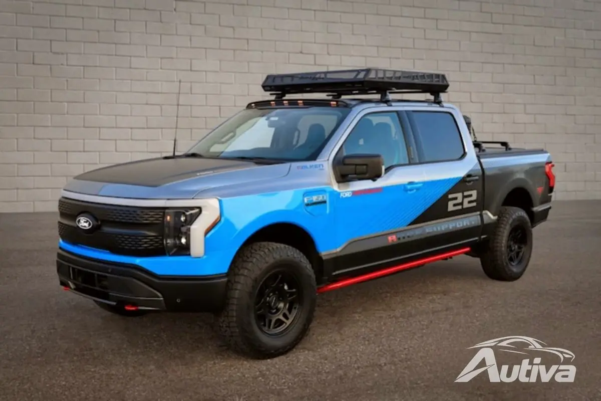 Ford F-150 Lightning och Mustang Mach-E vid SEMA 2022 Ford F-150 Lightning och Mustang Mach-E vid SEMA 2022