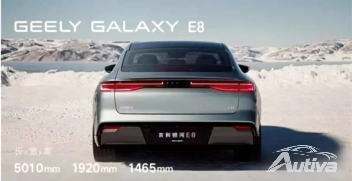 La berline électrique Geely Galaxy E8 repérée sur de nouvelles photos 4