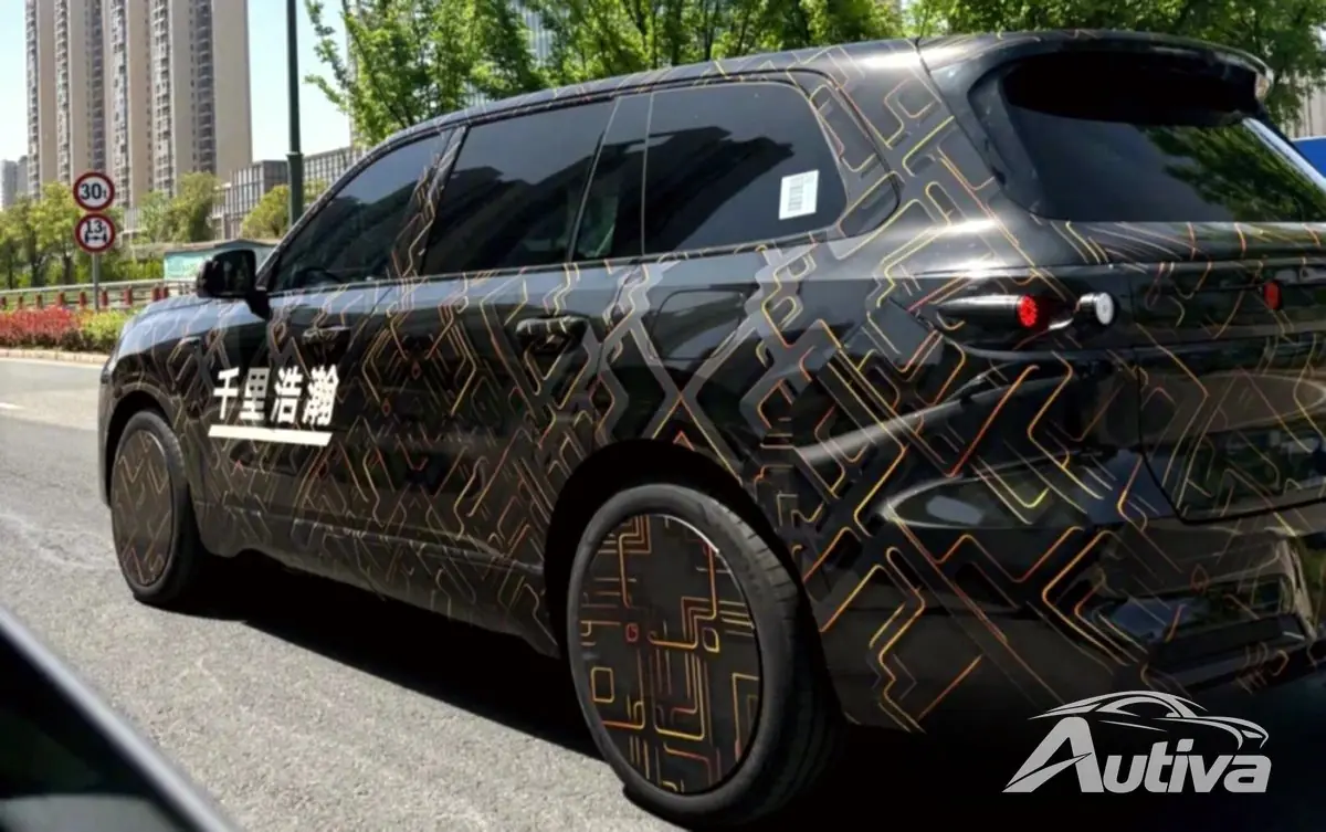Geely Galaxy seks-seters flaggskip-SUV ertet i forkant av debuten