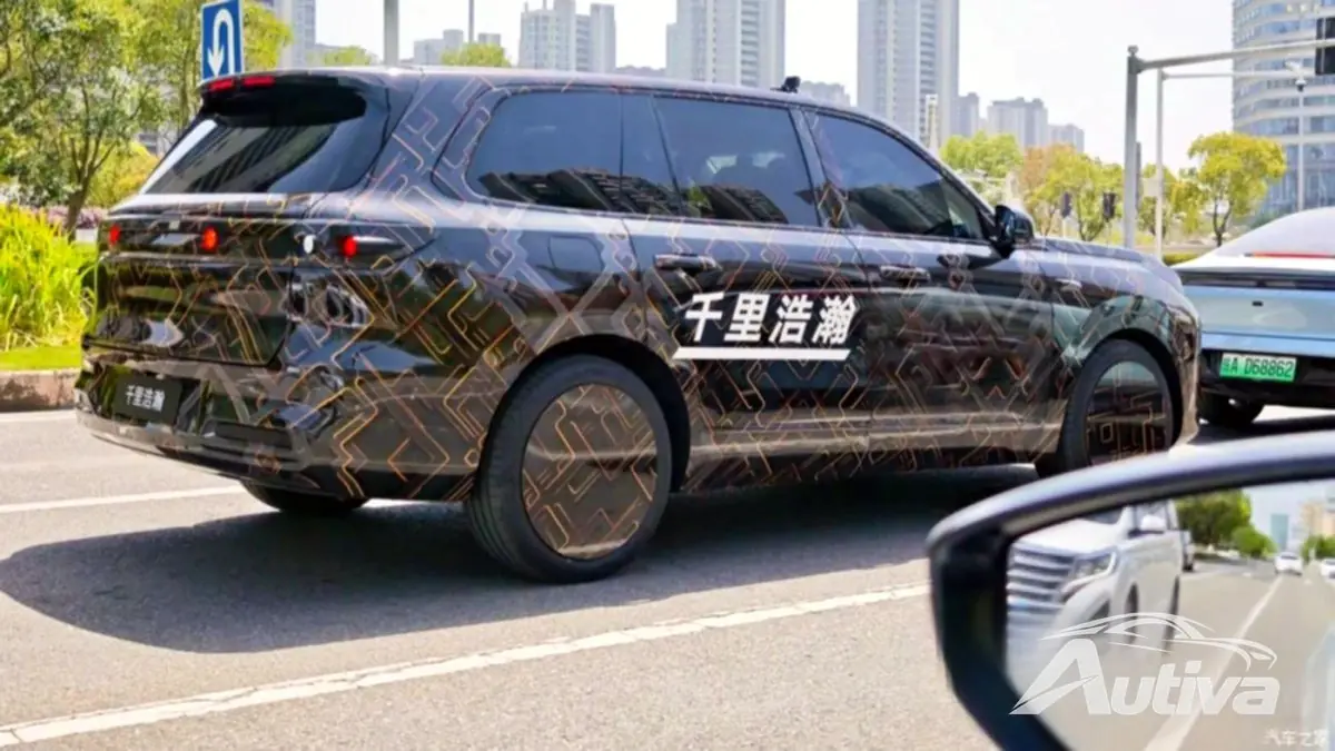 Geely Galaxy seks-seters flaggskip-SUV ertet i forkant av debuten