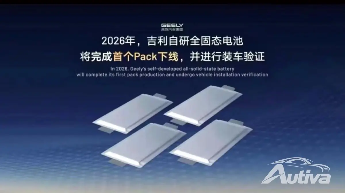 Geely démarre la production de batteries à semi-conducteurs en 2026 - source : Geely