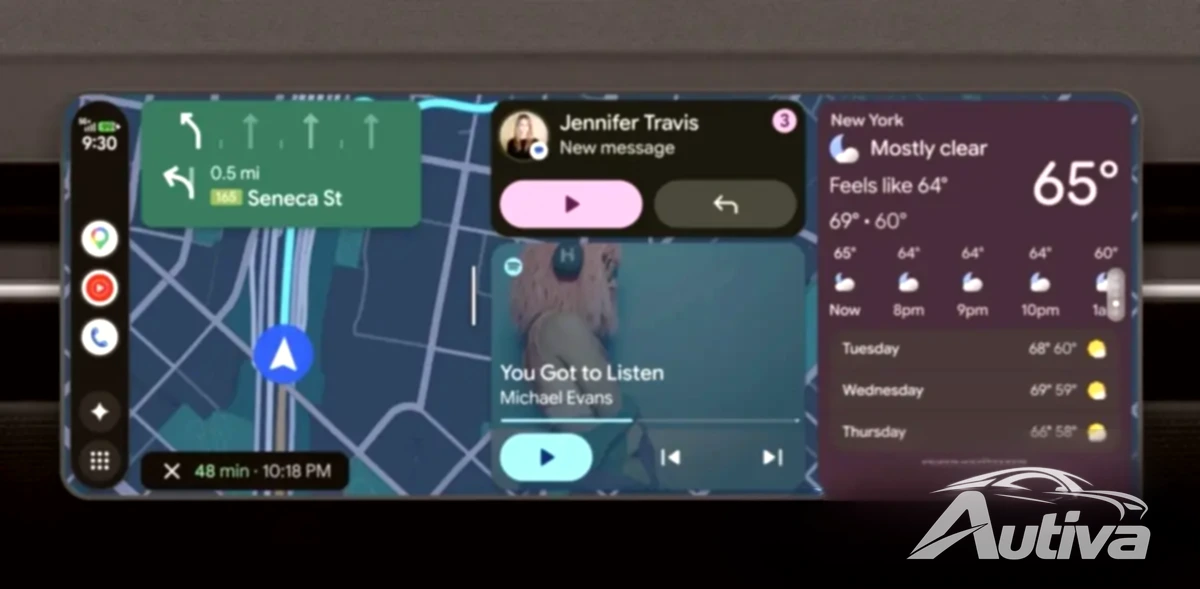 Google impulsa Android Auto con una IA más inteligente y efectos visuales más nítidos 4