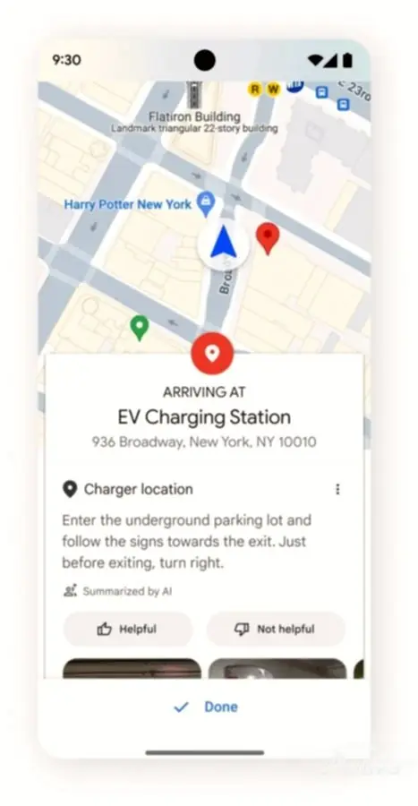 Descrições geradas pela IA do Google Maps