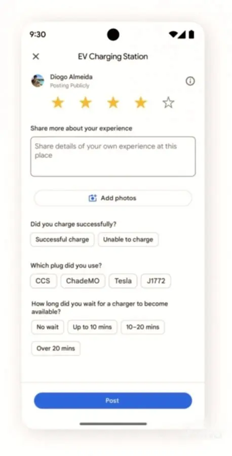 Google 地图 AI 生成的描述