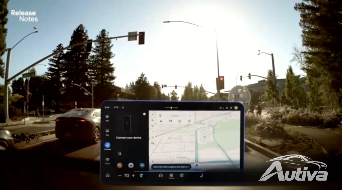 Google test Gemini AI-functie waarmee elektrische auto's de buitenwereld kunnen zien Google test Gemini AI-functie waarmee elektrische auto's de buitenwereld kunnen zien