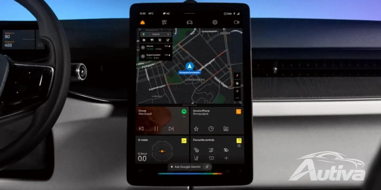 L'IA Gemini de Google pour alimenter chaque modèle Polestar