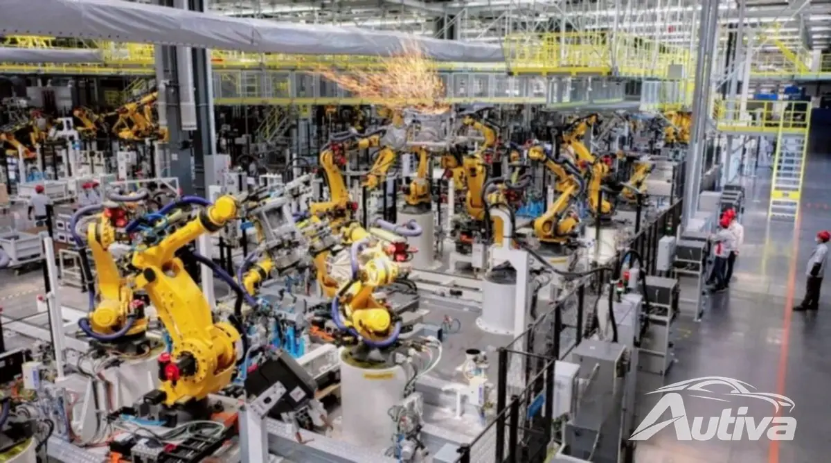 Helautomatisert produksjonslinje ved Hengchi-fabrikken Helautomatisert produksjonslinje ved Hengchi-fabrikken