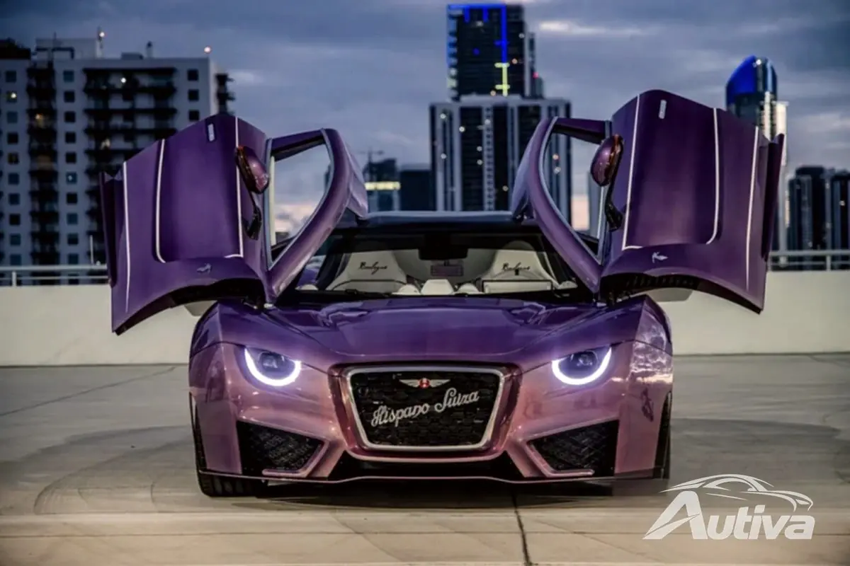 Hispano Suiza's elektrische showcar wordt onthuld tijdens de Monterey Car Week 4