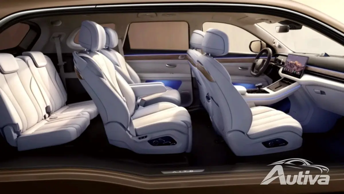 Configurazione di lusso a 6 posti in AITO M7 Configurazione di lusso a 6 posti in AITO M7
