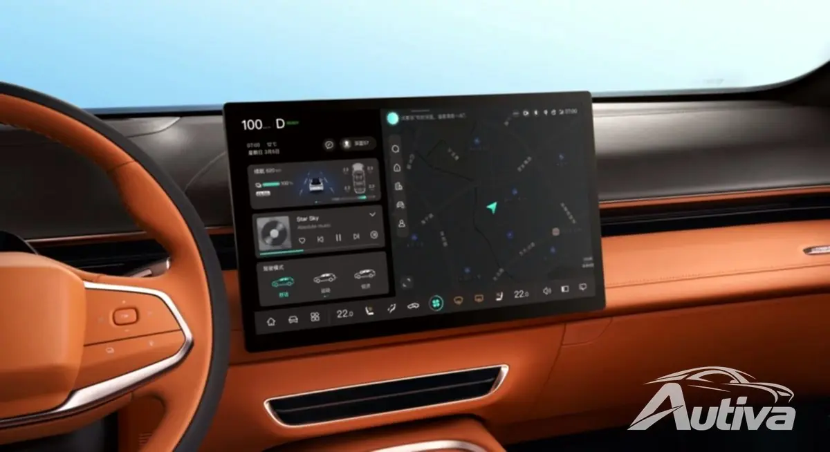 Huawei-eide Shenlan S7-interiør avduket, som viser et holografisk HUD-system 4
