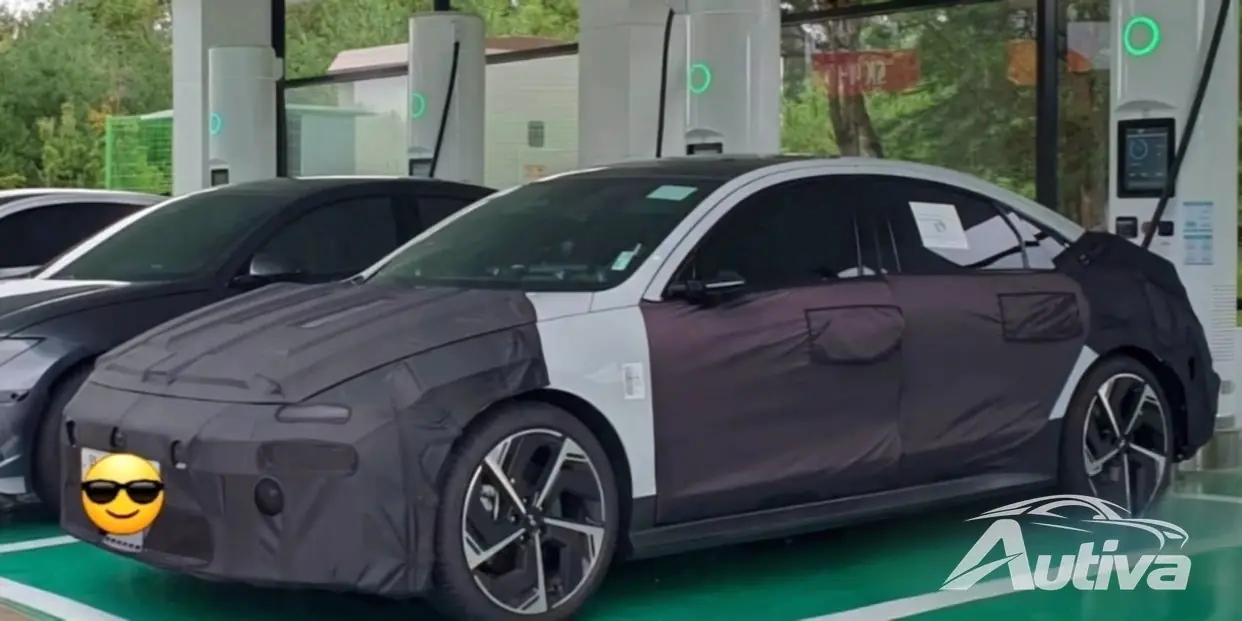 Hyundai Ioniq 6 N surprise sur la piste d'essai en Corée du Sud