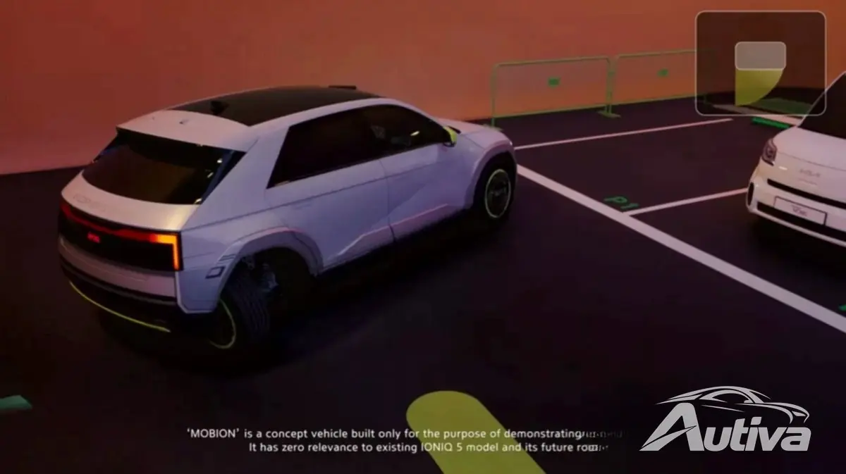 Le concept Hyundai Mobion fait du stationnement en parallèle un véritable doodle Le concept Hyundai Mobion fait du stationnement en parallèle un véritable doodle