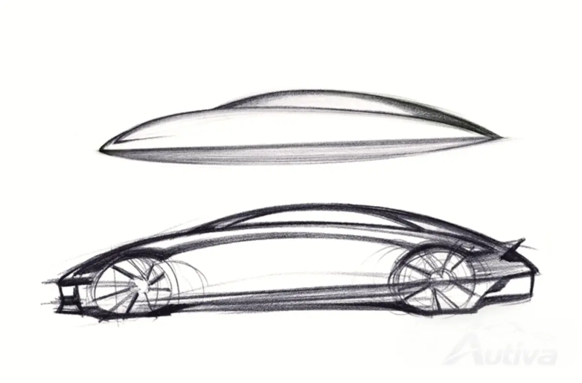 Esboço do Hyundai Ioniq 6