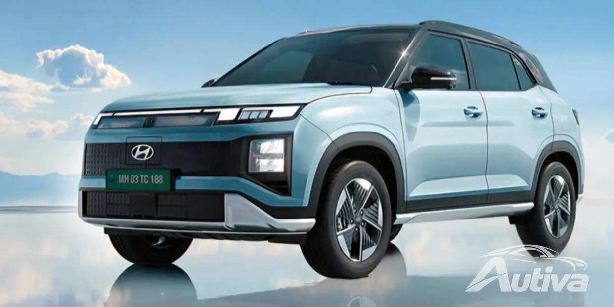 Hyundai avduker helelektrisk Creta SUV i India