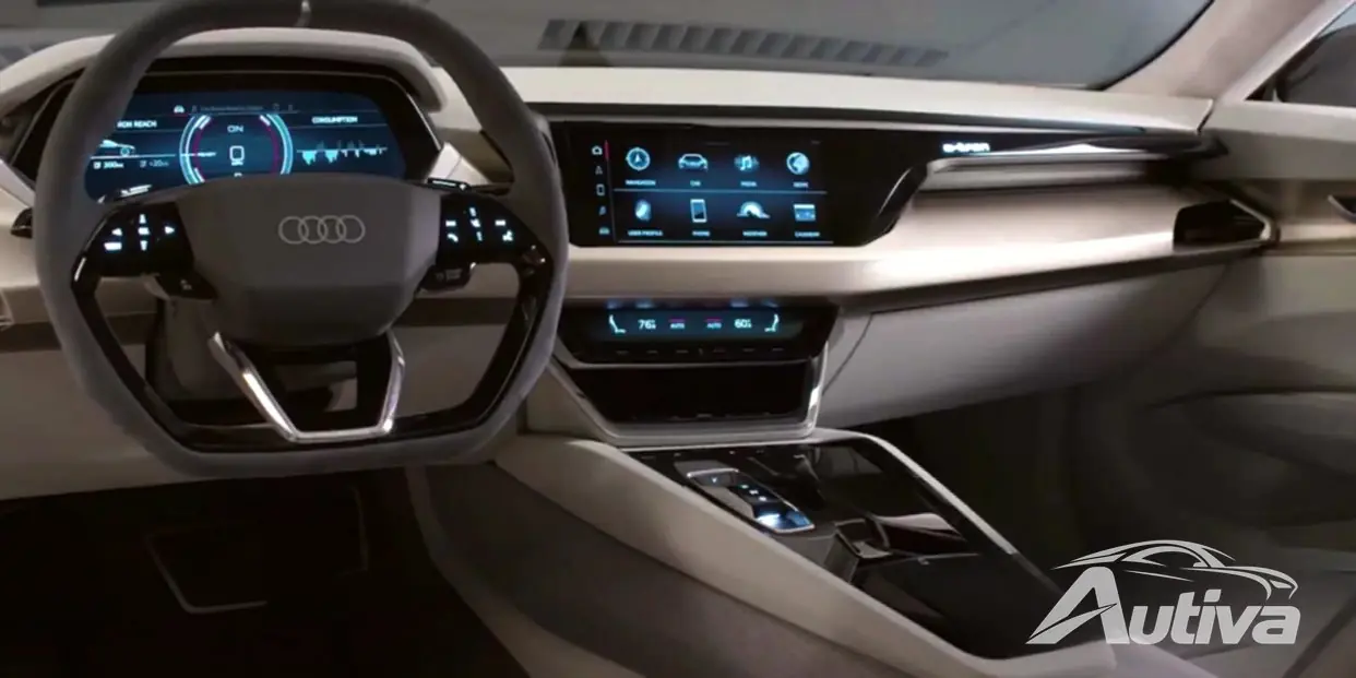 Innside Se på den nye Audi A6 e-tron Interiør