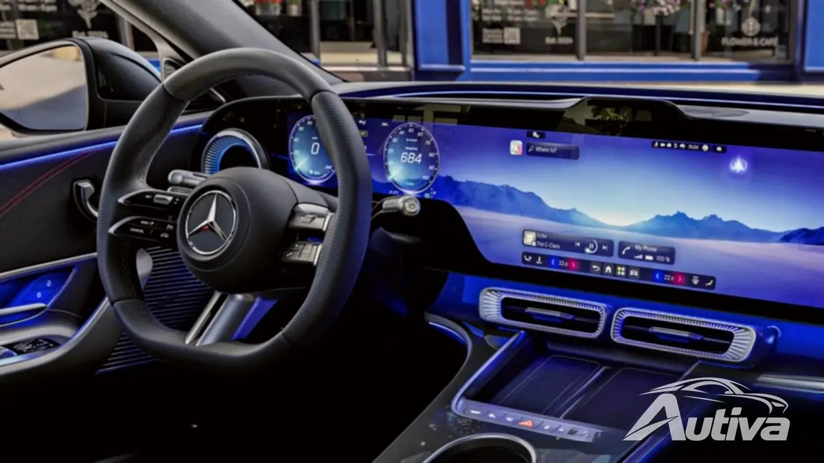 El interior del nuevo Mercedes Clase C totalmente eléctrico - fuente: Mercedes-Benz El interior del nuevo Mercedes Clase C totalmente eléctrico - fuente: Mercedes-Benz