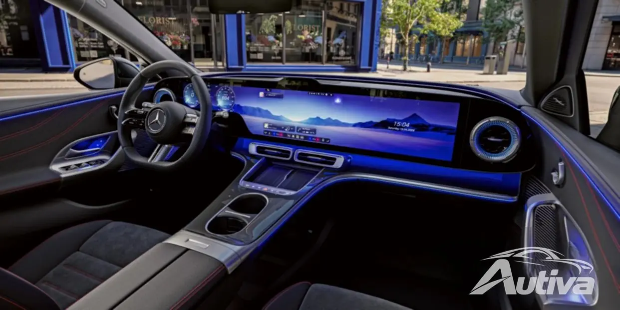 Inne i den helt nye elektriske Mercedes-Benz C-Klasse: Første kikk