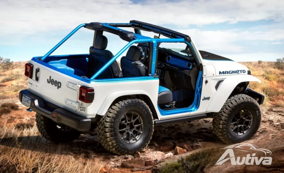 Der Jeep Wrangler Magneto beschleunigt in 2 Sekunden von 0 auf 60