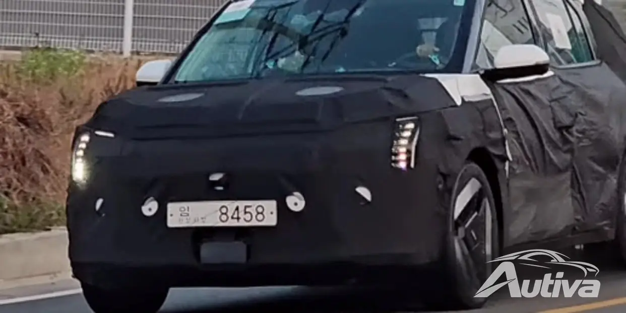 SUV eléctrico compacto Kia EV3 visto en estado salvaje en Corea del Sur