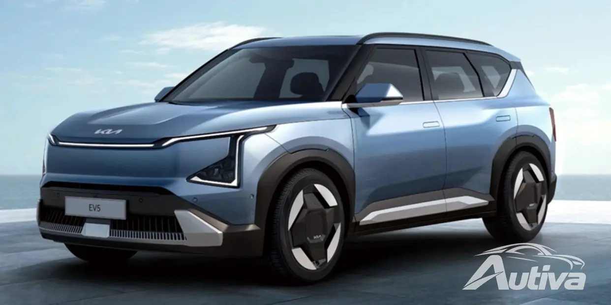 Kia представляет совершенно новый компактный электрический внедорожник: Kia EV5