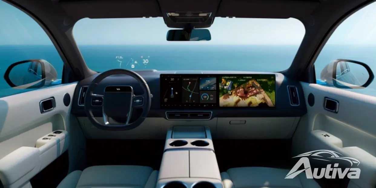 L'intérieur du Li Li L9 dévoilé avant les débuts au Salon de l'auto de Pékin