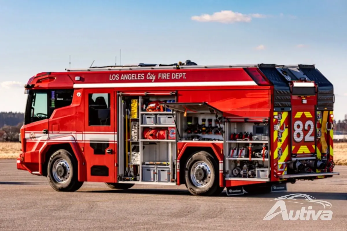 Rosenbauer RTX пожарной службы Лос-Анджелеса