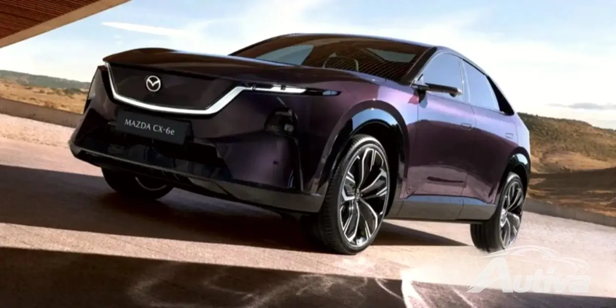 Der Elektro-SUV Mazda CX-6e feiert sein Europa-Debüt