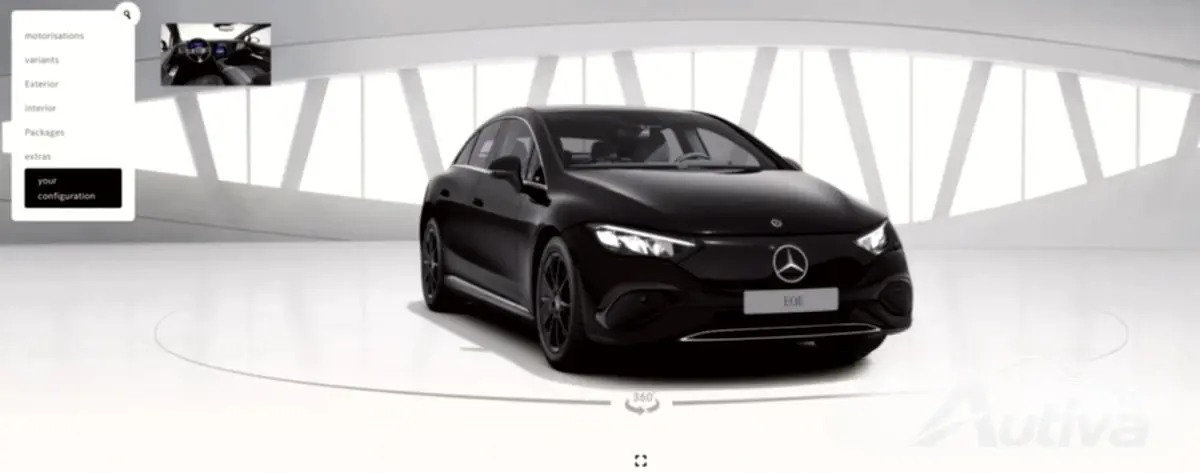 Der Mercedes EQE-Konfigurator ist live
