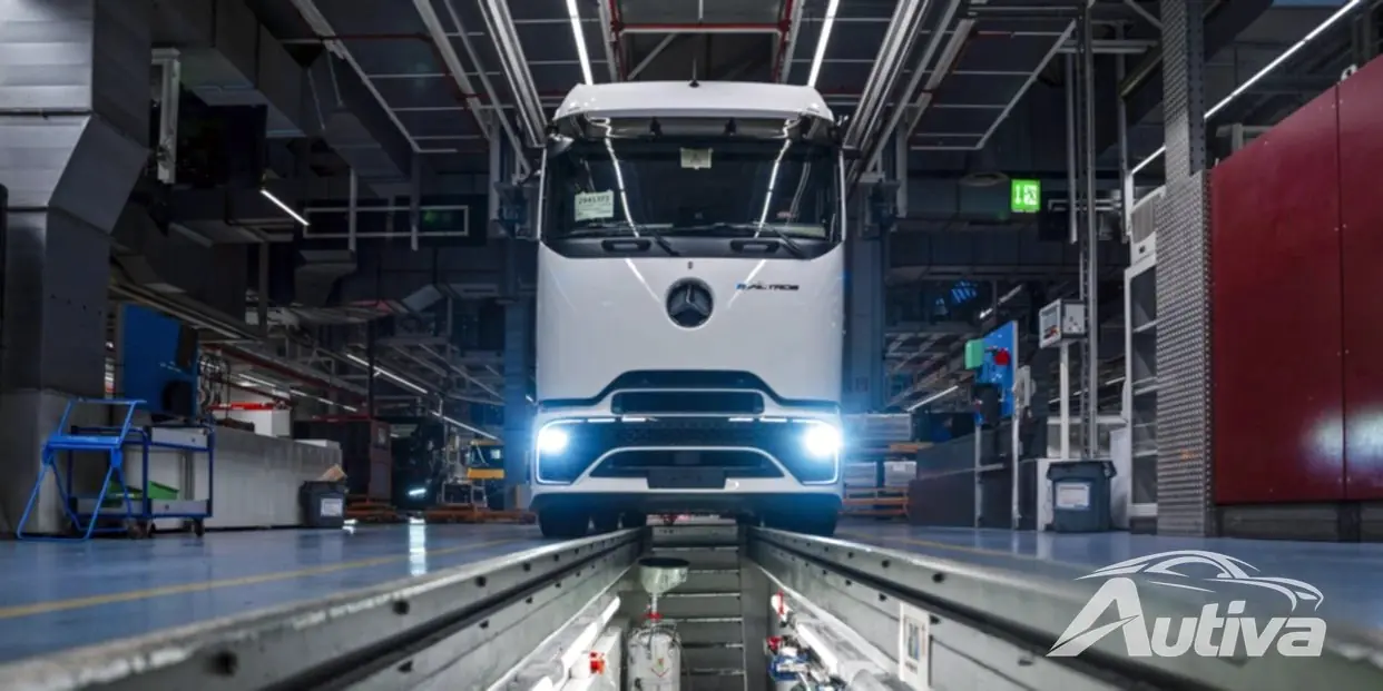 Mercedes inicia la producción de su semirremolque eActros600 totalmente eléctrico