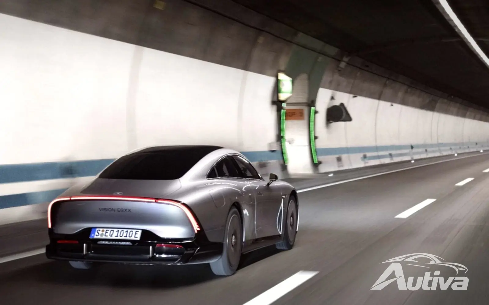 Mercedes-Benz EQXX auf seiner 1000-km-Reise