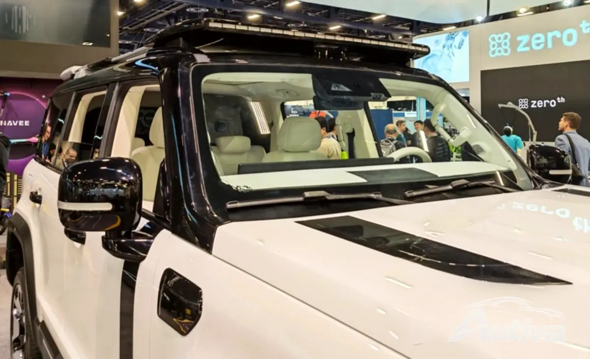 秘密を秘めた頑丈なSUVがCESのNAVEEブースに登場 秘密を秘めた頑丈なSUVがCESのNAVEEブースに登場