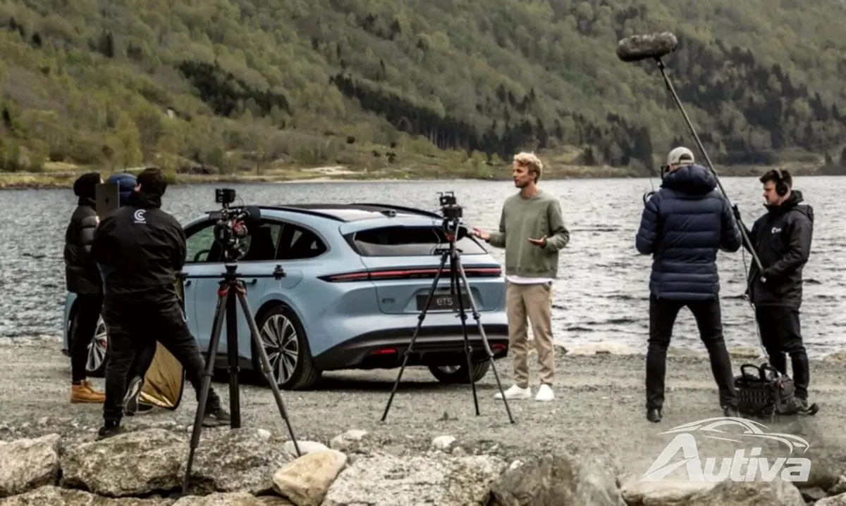 Nio ET5 Touring besøker Norge for en fotoshoot Nio ET5 Touring besøker Norge for en fotoshoot