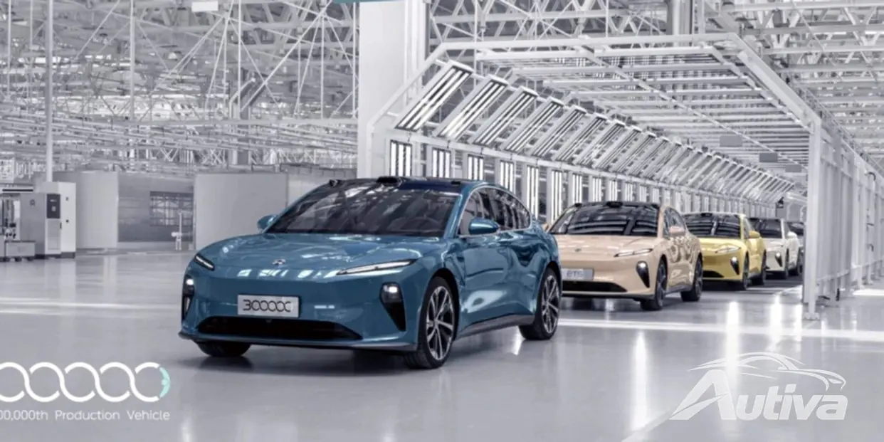 Nio alcanza un hito importante cuando el vehículo número 300.000 sale de la línea de producción