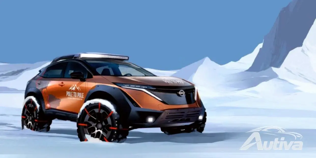 Le SUV électrique Nissan Ariya se lance dans un voyage audacieux du pôle Nord au pôle Sud