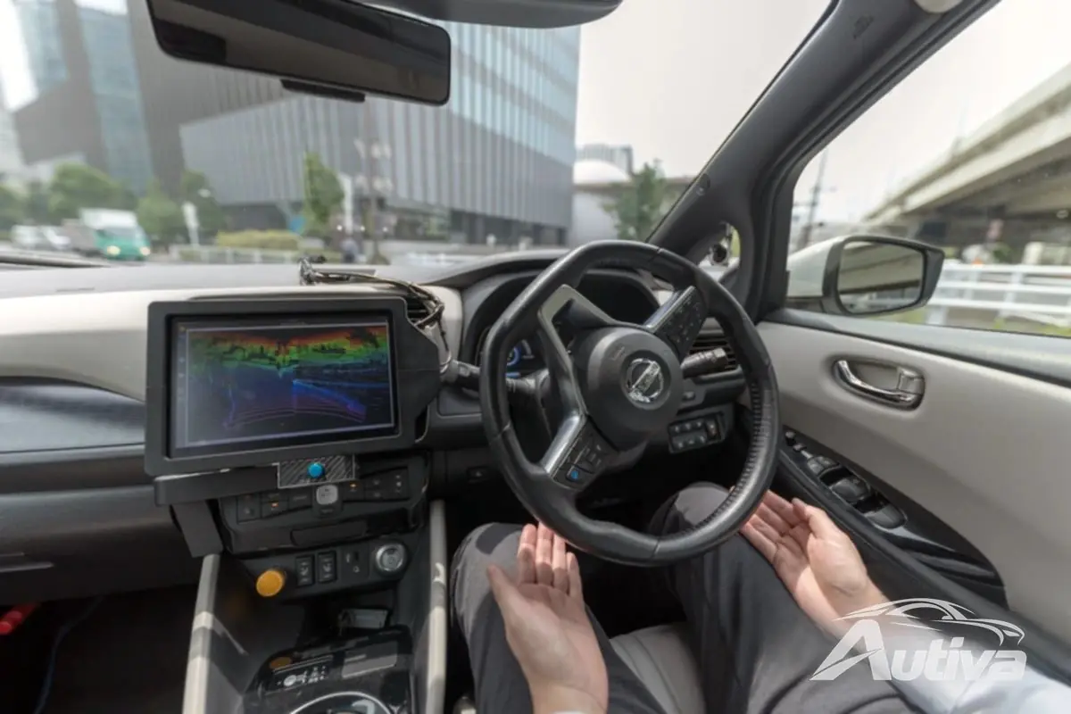 Nissan realiza con éxito una prueba de conducción autónoma en las calles de Tokio