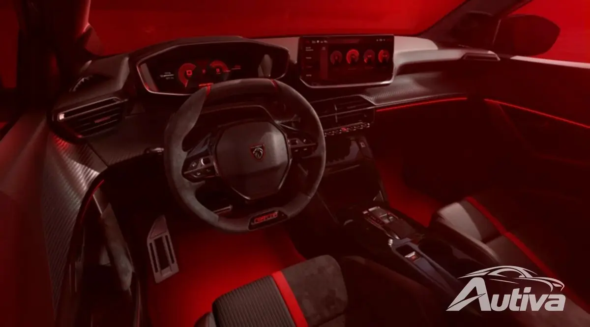 Peugeot übertrifft Volkswagen mit neuem E-208 GTI Electric Hot Hatch 5
