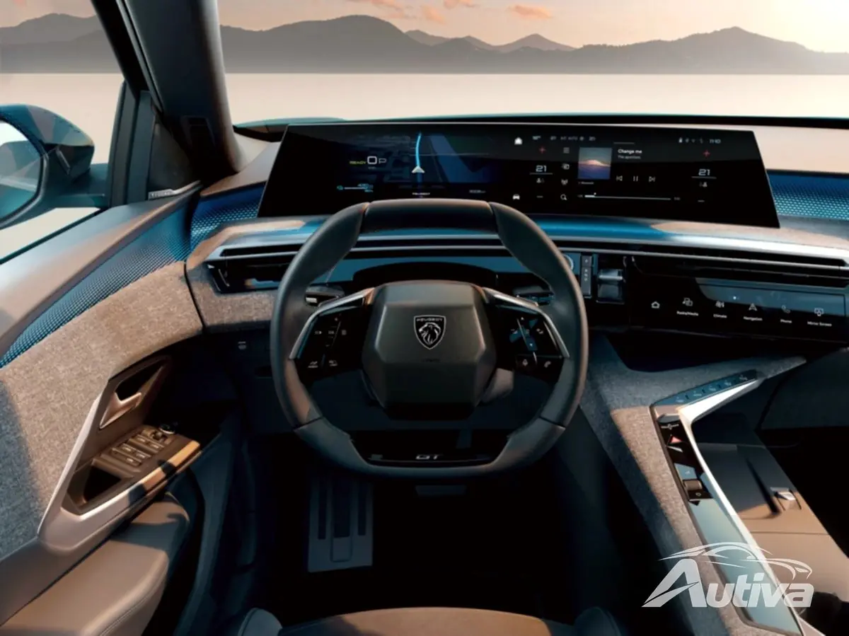 标致开始预告即将推出的 3008 EV 的“全景 i-Cockpit” 标致开始预告即将推出的 3008 EV 的“全景 i-Cockpit”