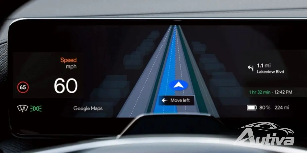 Polestar 4 har nå AI-drevet live kjørefeltveiledning i Google Maps