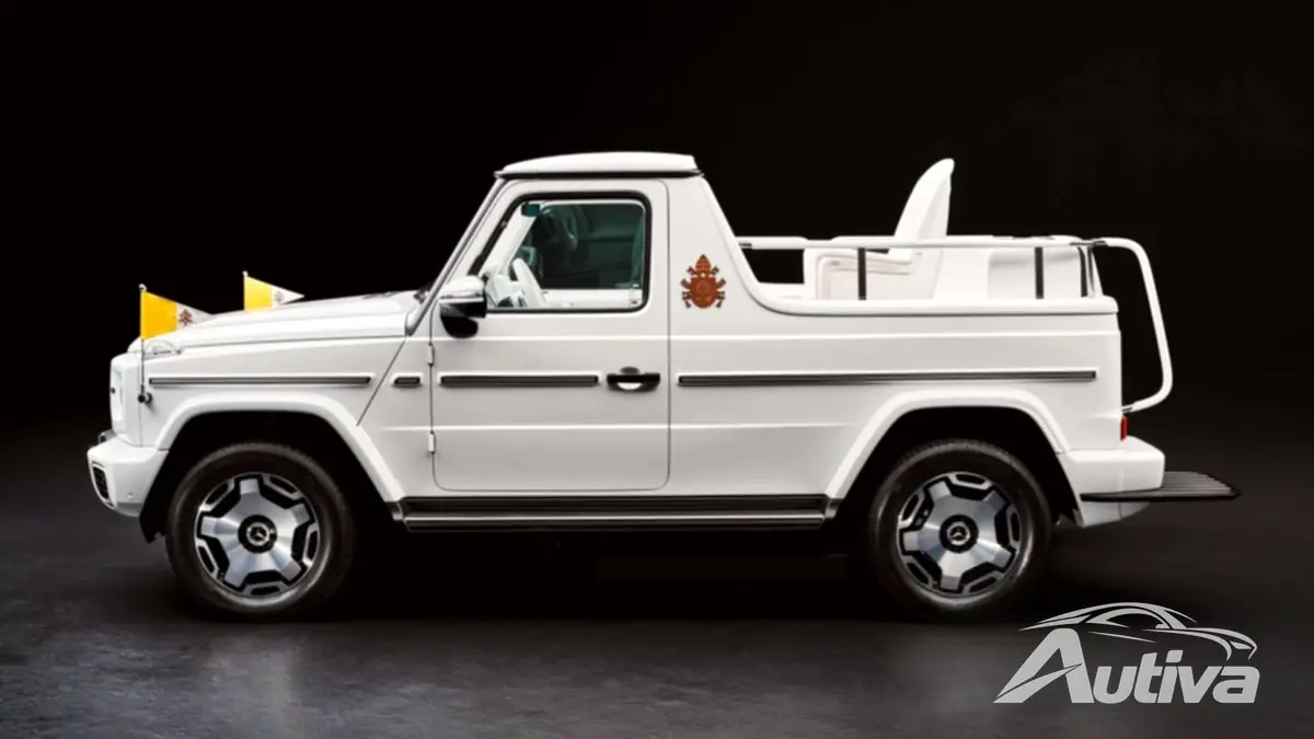 Papa Francesco diventa elettrico con una Mercedes-Benz Classe G personalizzata Papa Francesco diventa elettrico con una Mercedes-Benz Classe G personalizzata