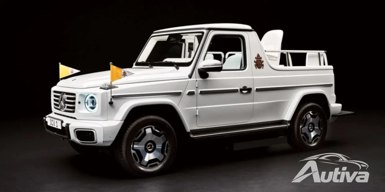 Papa Francisco adota viagens elétricas em um Mercedes‑Benz Classe G personalizado