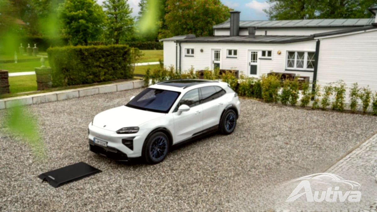 ポルシェ カイエン エレクトリックのワイヤレス充電