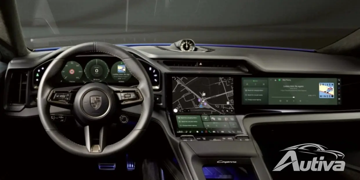 Porsche avslöjar CayenneElectrics futuristiska interiör