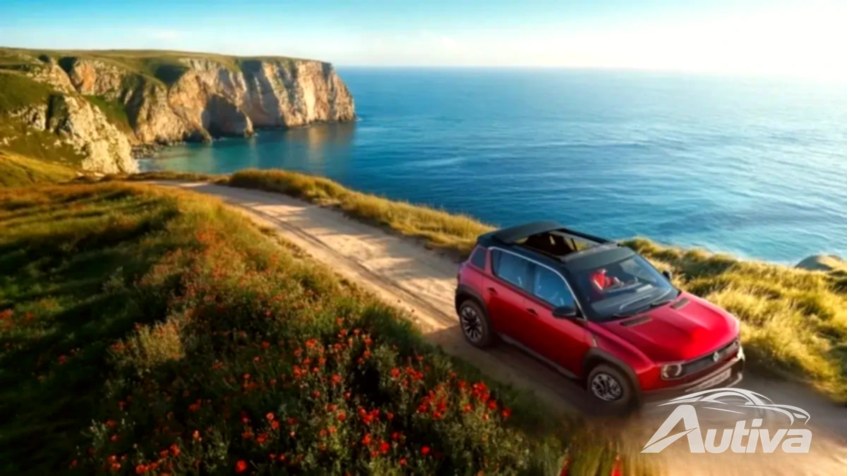 توفر سيارة Renault 4 E-Tech Plein Sud سقفًا قابلًا للطي من القماش إلى عالم السيارات الكهربائية
