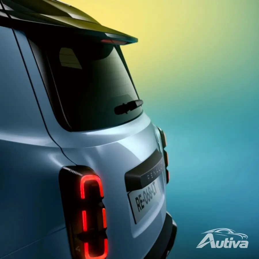 Официальные изображения электрического тизера Renault 4 E-Tech