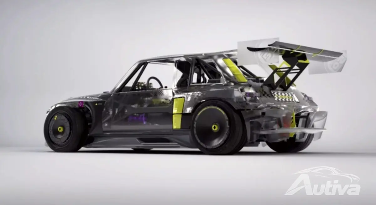 रेनॉल्ट R5 टर्बो 3E - 375HP रियर‑व्हील ड्राइव इलेक्ट्रिक हूलिगन 7
