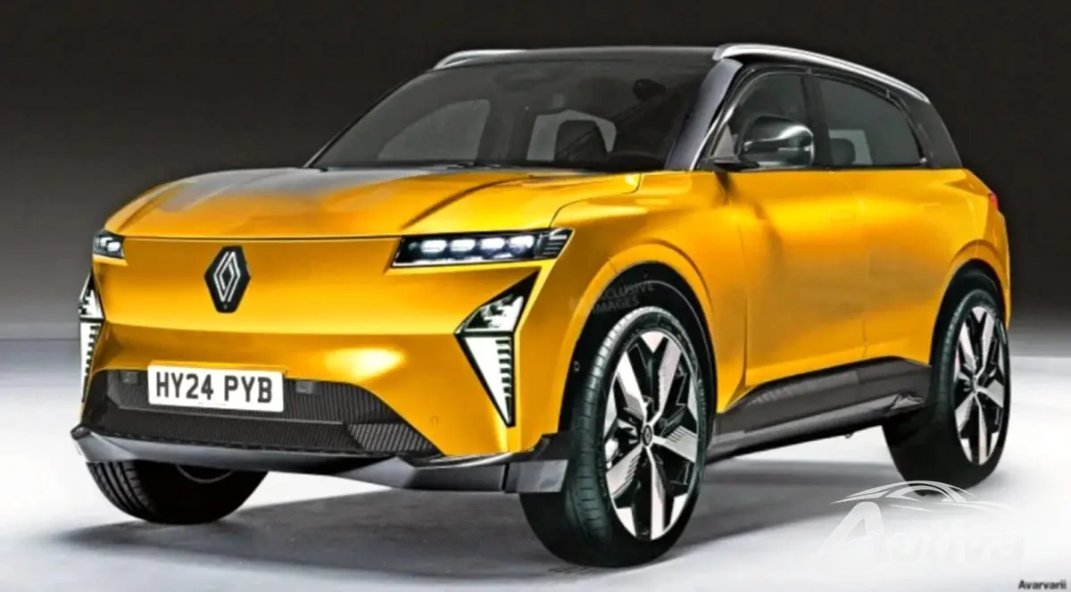 Artist impression van de toekomstige Renault Scenic Artist impression van de toekomstige Renault Scenic