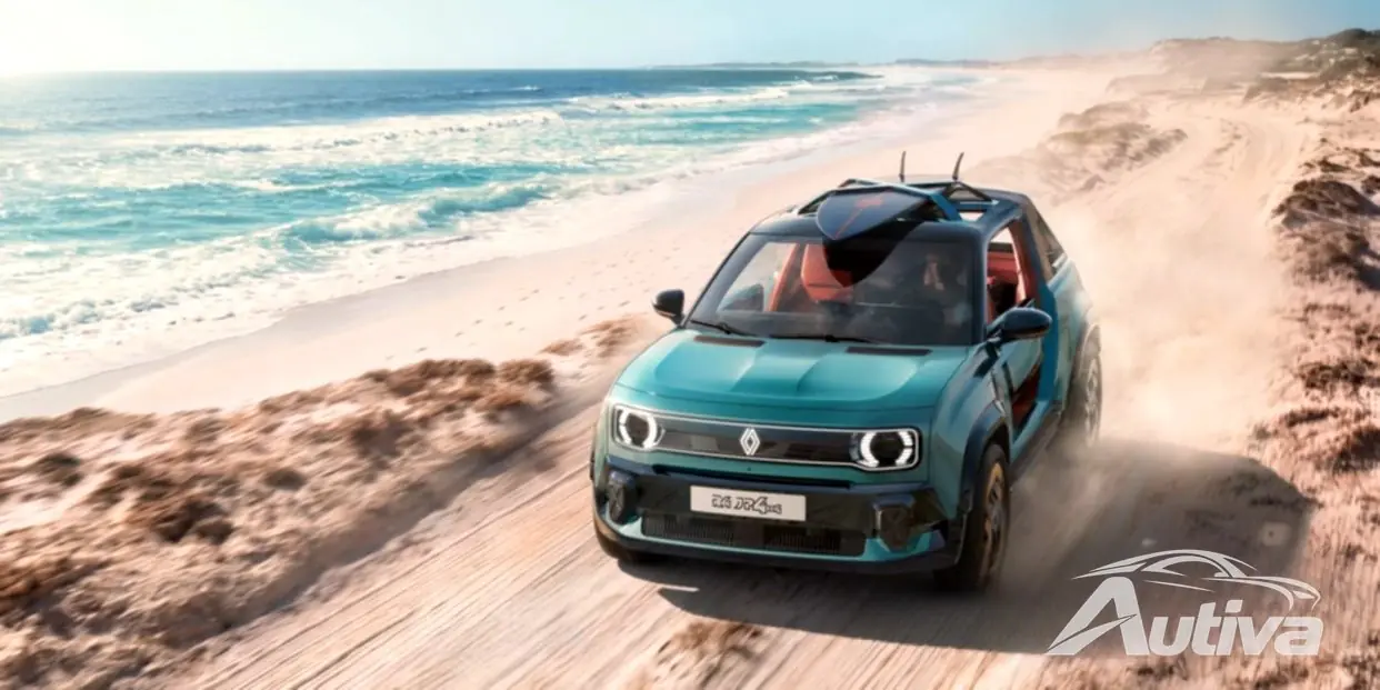 Renault tar et retrospinn med en morsom, ny elektrisk strandvogn